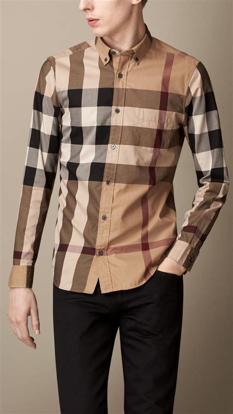 burberry shirt cotton|Burberry shirts for men outlet.